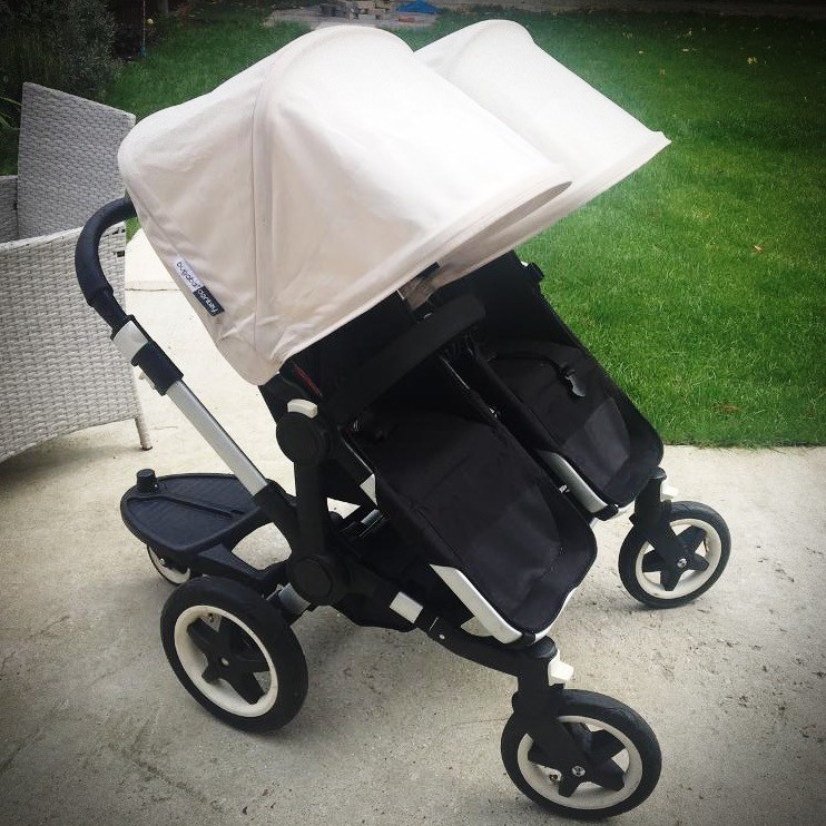Bugaboo Donkey Duo Twin in Good Condition with Buggy Board, Maxi Cosi