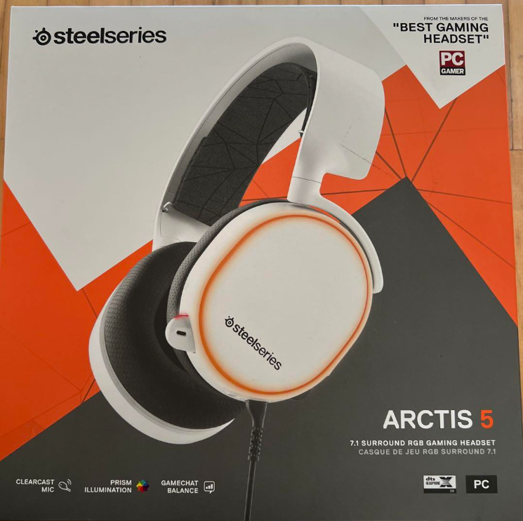 (新品未開封) SteelSeries Arctis 5 61507 SteelSeries Gaming Headset SteelSeries Arctis 5 white 61507