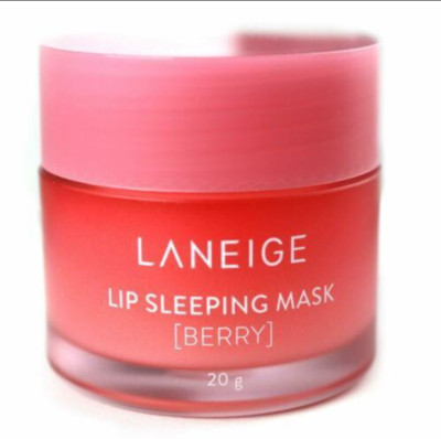 Laneige Lip Sleeping Mask 0.71oz (Berry 20g) with mini spatula applicator New