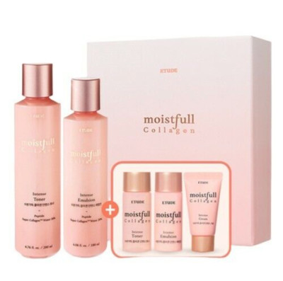 [ETUDE HOUSE] Moistfull Collagen Intense Skin Care Set  US Seller