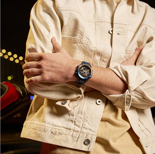 Pre-owned Casio Edifice Ecb-2000ynp-1ajf Edifice Nighttime Drive Series Japan Import