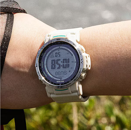 Pre-owned Casio Pro Trek Prw-35-7jf Protrek Climber Line Japan Import