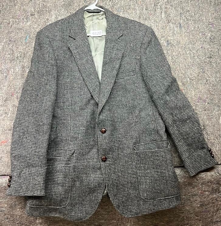 未使用Neighborhood Wool JKT Harris Tweed S Buy Grey Signature Harris Tweed British Wool Blazer from