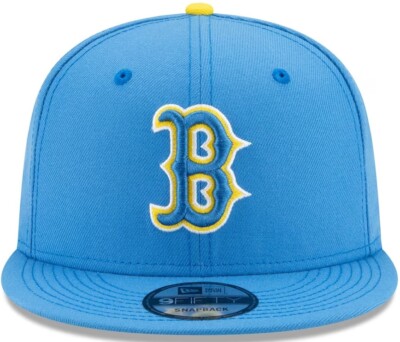New Era 9Fifty MLB Boston Red Sox Light Blue/Yellow City Connect Snapback - OSFM