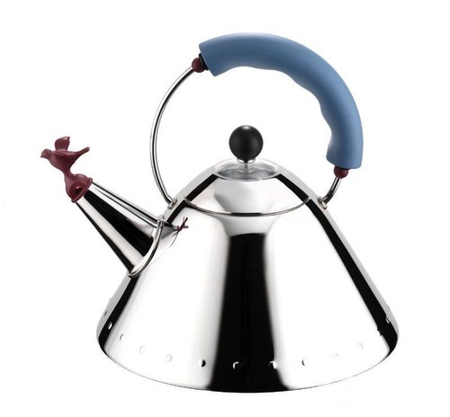 Alessi MERDOLINO Klobürste – Design-Ikone In Blau, 48 Cm Hoch, Aus Thermoplastischem Harz