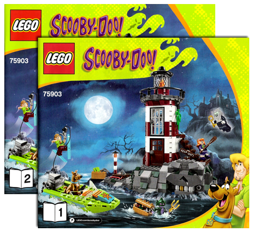 LEGO INSTRUCTIONS ONLY SCOOBY DOO Haunted Lighthouse 75903