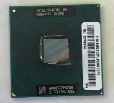 LOT OF 10 INTEL CORE-2-DUO P8700 2.53GHz LAPTOP CPU, SLGFE