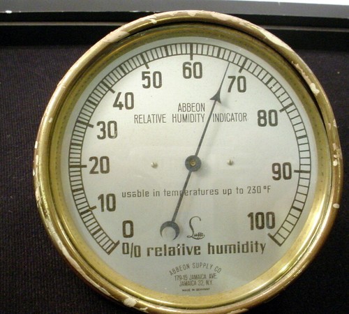 ABBEON LUFFT RELATIVE HUMIDITY INDICATOR W GERMANY GOOD UP TO 230 DEGREES AB 62