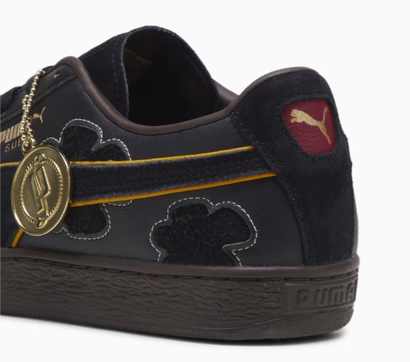 Pre-owned Puma X One Piece Marshall D. Teach Suede Sneaker Black-dark Chocolate Us7-11