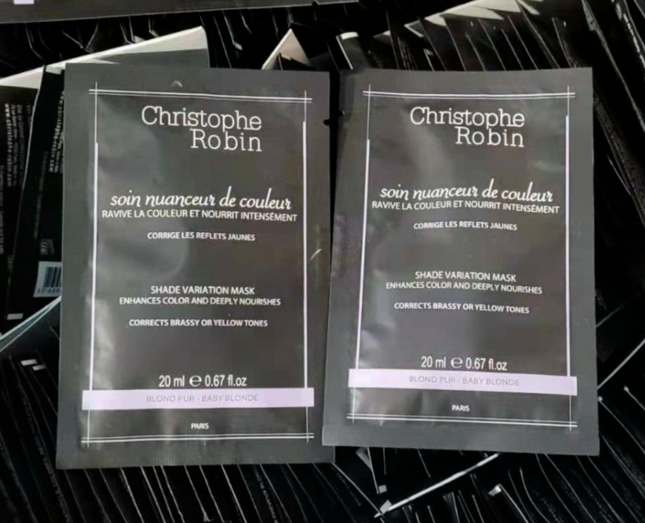 50X CHRISTOPHE ROBIN SHADE VARIATION MASK CORRECTS BRASSY/YELLOW TONES 20ML*50