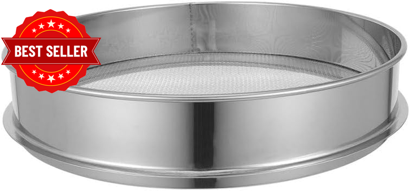 Garden Soil Sieve 10 Mesh 2Mm Hole Diameter 25 Cm Diameter