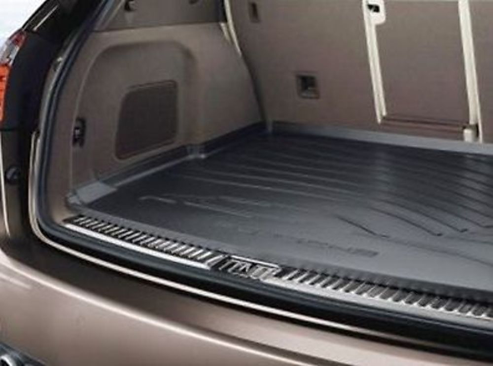 Genuine Porsche Cayenne Trunk Tray Liner Cargo Luggage Rear Black