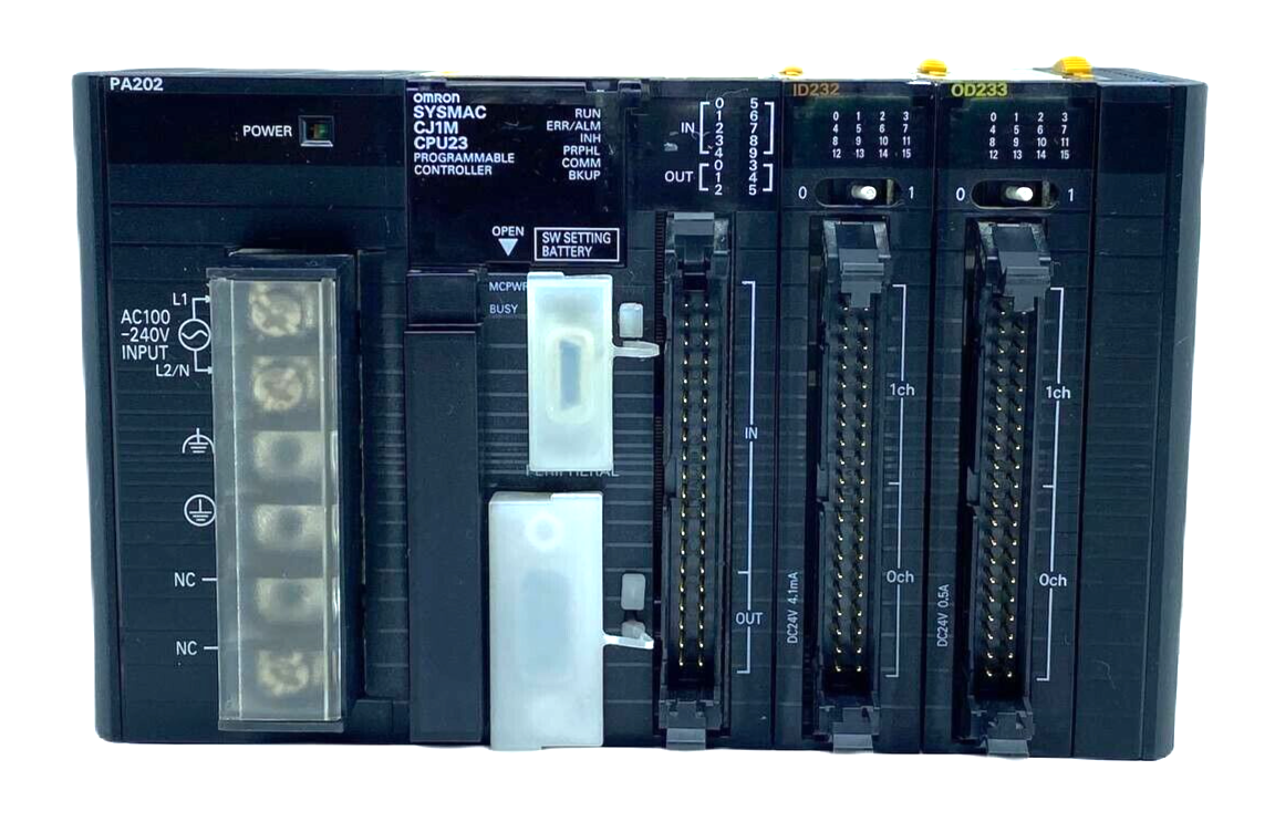 OMRON CORPORATION CJ1W-PA202, CJ1M-CPU23, CJ1W-ID232, CJ1W OMRON CORPORATION CJ1W-PA202, CJ1M-CPU23, CJ1W-ID232, CJ1W