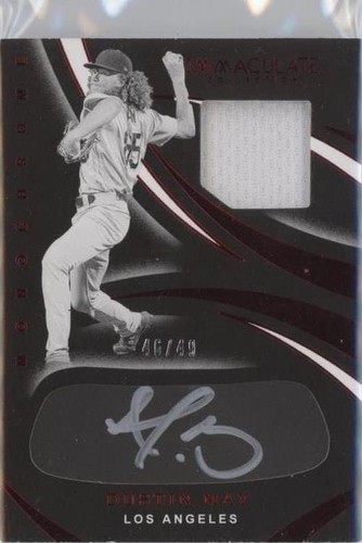 2020 Panini Immaculate Collection - Dustin May #MC-DU