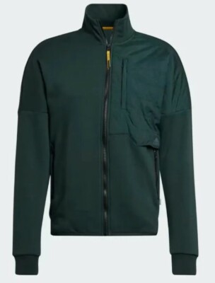 $120 Adidas 4CMTE Track Top HM6234 Shadow Green / Pulse Olive Men's Size XL
