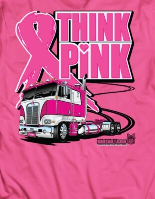 Big Rig Trucks Tees ''Think Pink'' Hoodie