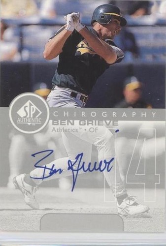 1999 SP Authentic - Ben Grieve #BG