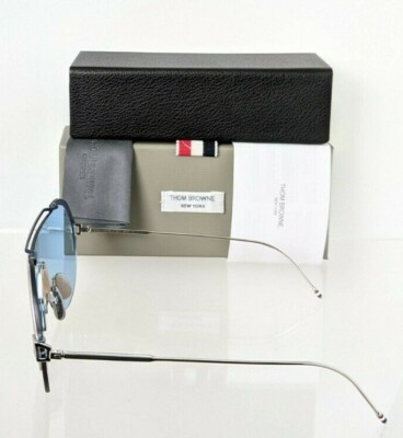 Pre-owned Dita Brand Authentic Thom Browne Sunglasses Tbs 811-144-02 Silver Tbs811 In Blue