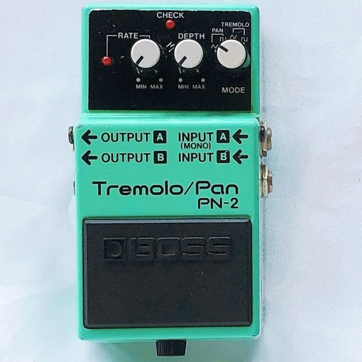 ギター BOSS Tremolo/Pan PN-2 BOSS PN-2 Tremolo Pan Pedal 1990 Vintage Guitar pedal From