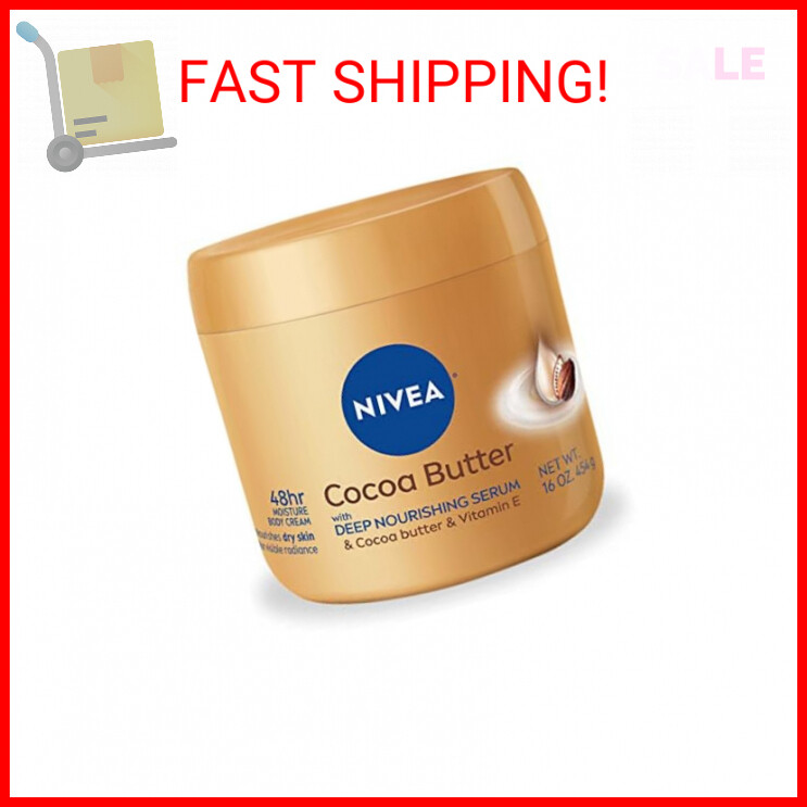 Body Cream With Deep Nourishing Serum, Cocoa Butter Cream For