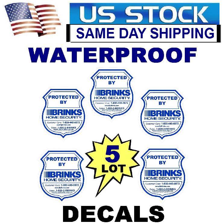Alarm Decals Warning Window Stickers