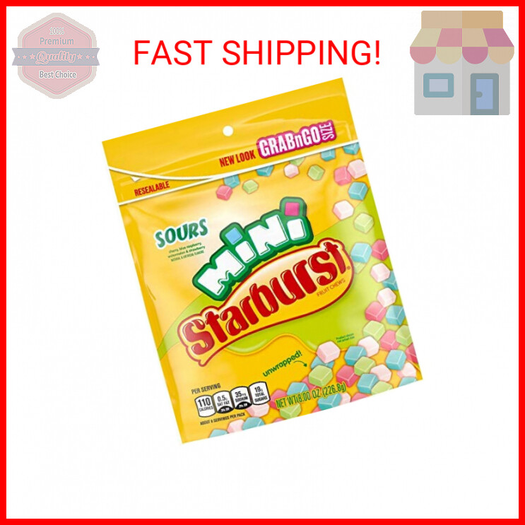 STARBURST Minis Sours Candy bag, 8.0 Ounce (Pack of 8)のeBay公認海外通販｜セカイモン