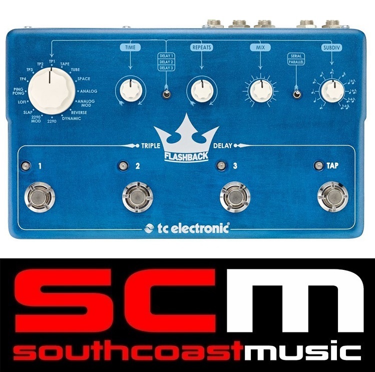 TC Electronic Flashback Triple Delay True Bypass Guitar FX