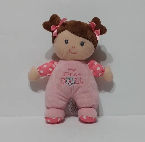 Baby Starters MY FIRST DOLL Plush 9" Soft Baby Doll Lovey wi