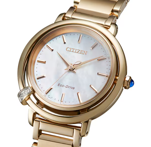 Pre-owned Citizen Watch Em1093-61d L Arcly Collection With Replacement Band