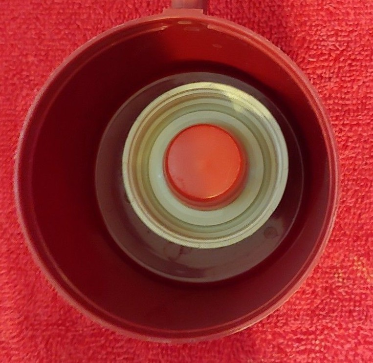 Vintage 1963 Purple & Pink Thermos King Seeley Filler 34F Stopper 722