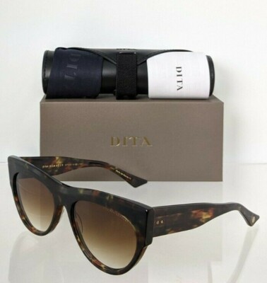 Pre-owned Dita Brand Authentic  Sunglasses Braindancer Dts525-58-02 Tortoise Frame In Gray