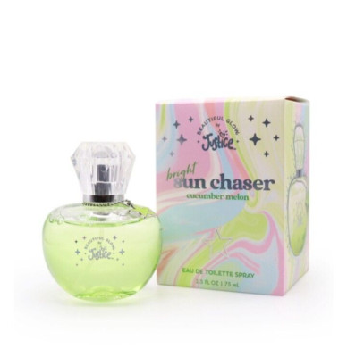 Beautiful Glow By Justice Bright Sun Chaser Cucumber Melon 2.5 oz Perfume NIB