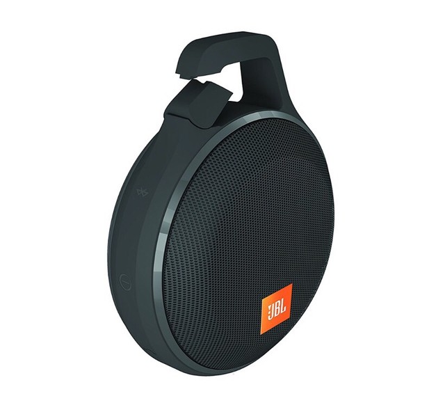 JBL Clip Splashproof Portable Bluetooth Speaker (Black) Speakers