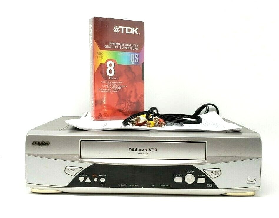 Купить Видеомагнитофоны Sanyo vhr/m340 da4/head VCR VHS Video Cassette