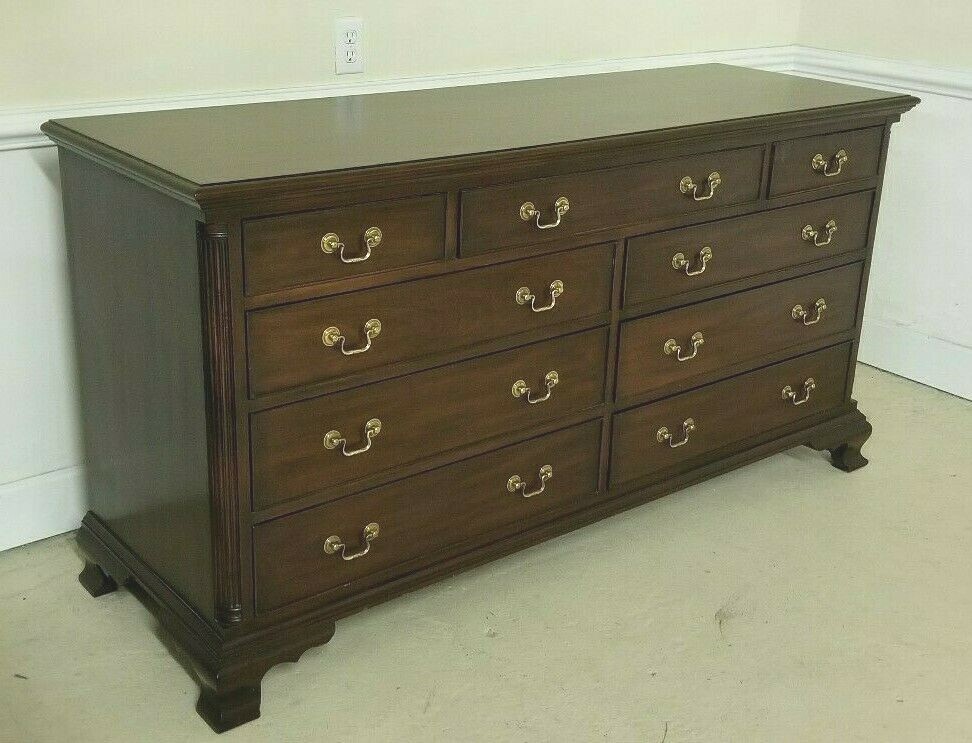 HENKEL HARRIS DRESSER CHEST NO 166 HAS COLUMNS MAHOGANY I