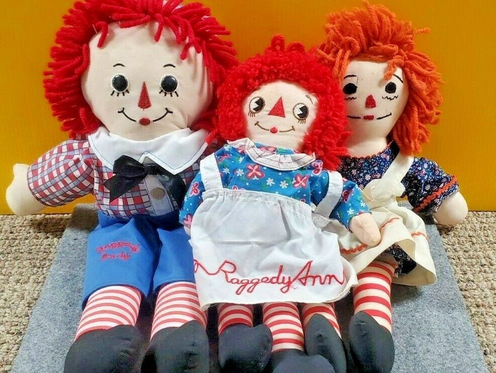 その他 RAGGEDY ANDY Dole Raggedy Ann & Raggedy Andy Lot of 3 (FC90-4-G736) | eBay