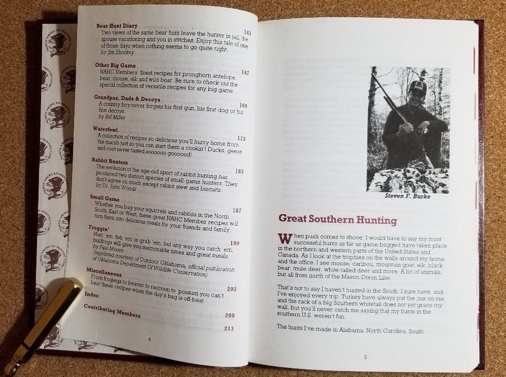 1992 NAHC Wild Game Cook Book North American Hunting Club