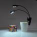 Adjustable Goosenecks Clip on LED Lamp for Music Stand amp Book Reading Light 