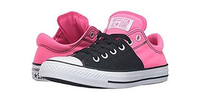 Женские кроссовки Converse CT All-Star Madison Canvas Ox, черные/нео-розовые/белые (553369F) — 5