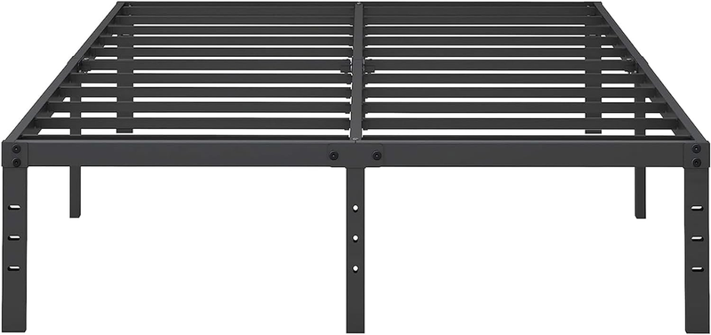 Queen Size Bed Frame,14Inch High Metal Platform,3500Lbs Heavy Duty Base Bed,No B