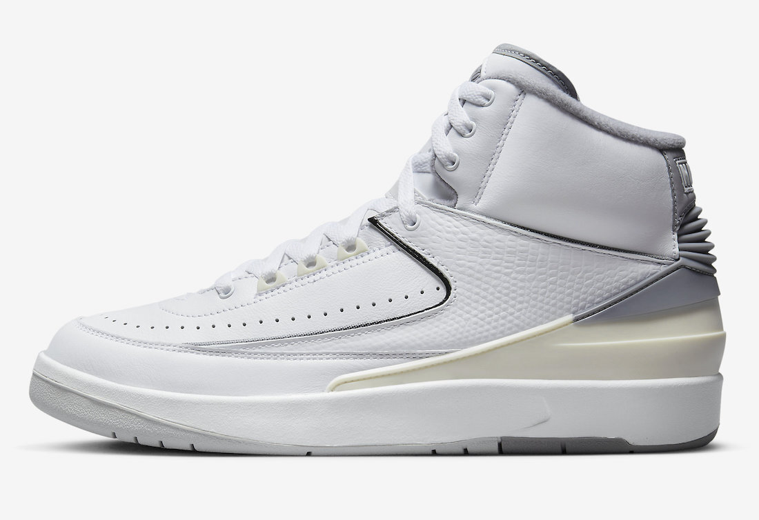 Nike Air Jordan 2 Retro Cement Grey White DR8884-100 Mens