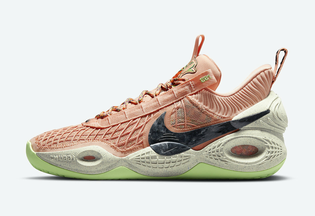 

Мужские баскетбольные кроссовки Nike Cosmic Unity Apricot Agate Lime Glow DA6725-800 sz 9, Оранжевый, Nike Cosmic Unity