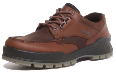 Pre-owned Ecco Track 25 Low A- Gore Tex Mens Sneaker In Brown Size Us 7 - 13