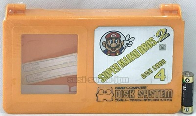 FAMICOM DISK SYSTEM CARD SOFT CASE FDS SUPER MARIO BROS 2 JAPAN NEW