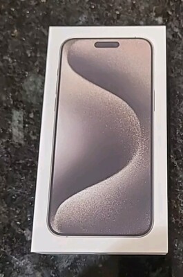 Apple A2849 iPhone 15 Pro MAX Natural Titanium 256GB EMPTY BOX ONLY