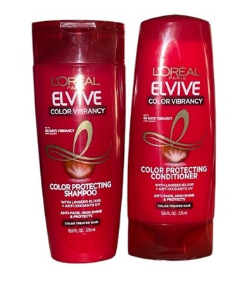 L'Oreal Paris Elvive Color Vibrancy Protecting Shampoo & Conditioner 12.6 fl oz