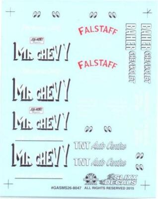 Slixx 8047 Gasser 26 Sheet decal