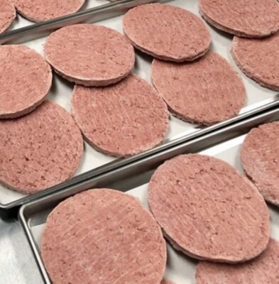 Freeze Dried 1/3 Pound Uncooked Burger Patties 