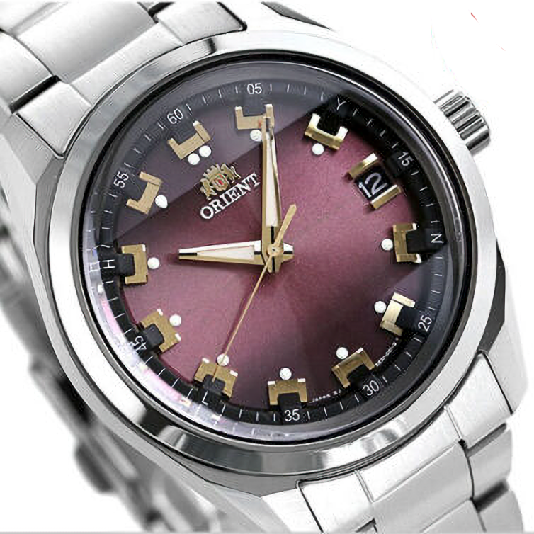Pre-owned Orient Neo 70's Wv0081se Radio Solar Watch Red Dial Men's