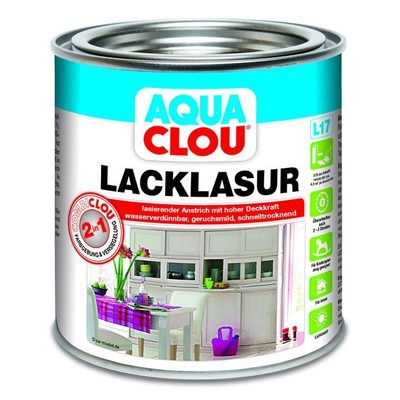 Aqua combi-clou lack-lasur l17 375ml Lasur Lasur CLOU Innen wasserbasiert